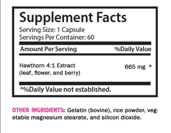 bote con suplemento antioxidante extracto de crataego