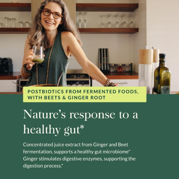 Cápsulas veganas de jengibre y remolacha fermentados Gaia Herbs