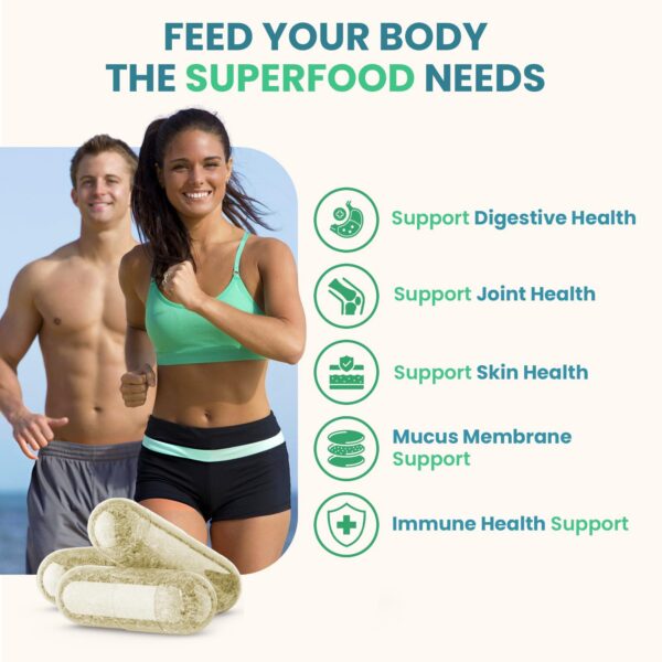 Cápsulas veganas Atlantic Naturals musgo marino orgánico 120 unidades