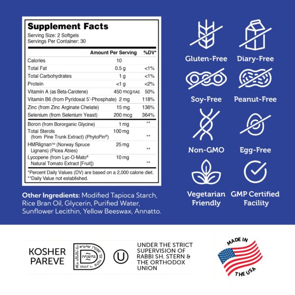 Cápsulas veganas ProstAid+ soporte próstata Zahler