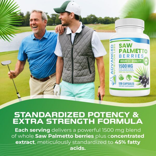 Cápsulas veganas Saw Palmetto extracto natural para mujeres y hombres