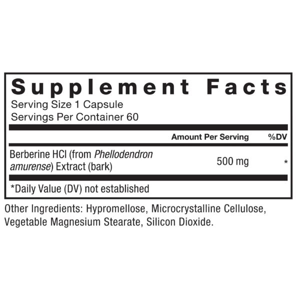 Version 1.0.0 Cápsulas vegetales berberina Force Factor apoya energía y metabolismo