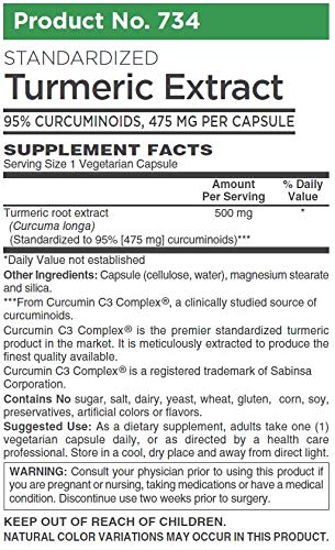 Version 1.0.0 Cápsulas vegetales de cúrcuma 500mg con curcuminoides estandarizados