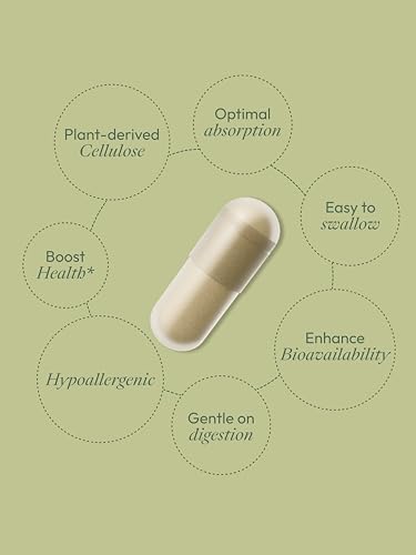 Cápsulas vegetales fáciles de tragar Upbe suplemento nutricional