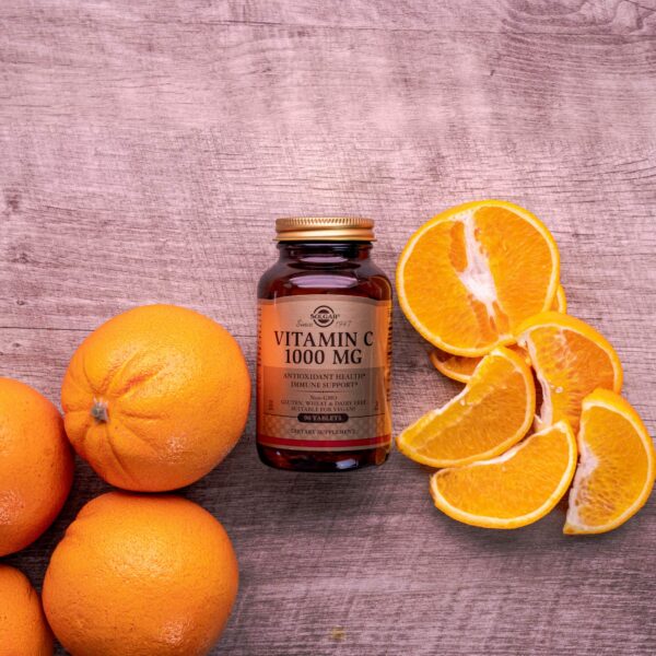 Cápsulas vegetales vitamina c para salud general Solgar