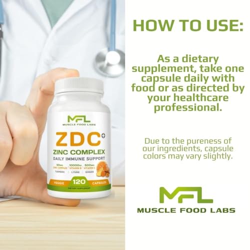 Cápsulas vegetales Vitaminas y minerales Muscle Food Labs