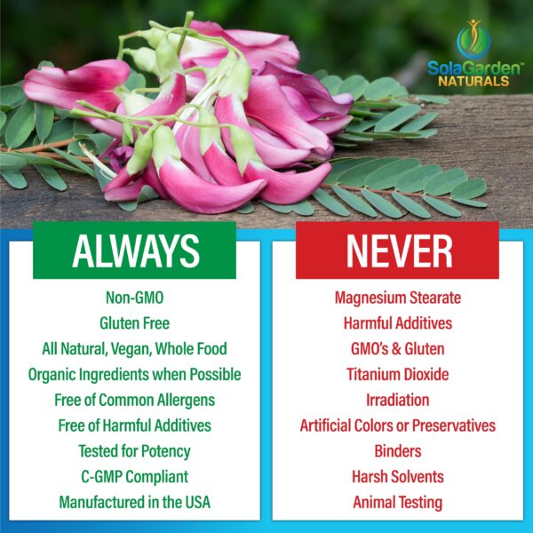 Cápsulas vegetales Whole Food biotina certificada orgánica SolaGarden