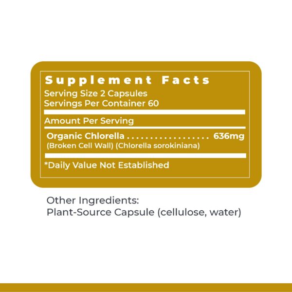 Cápsulas vegetarianas chlorella Medi Chlorella-FX