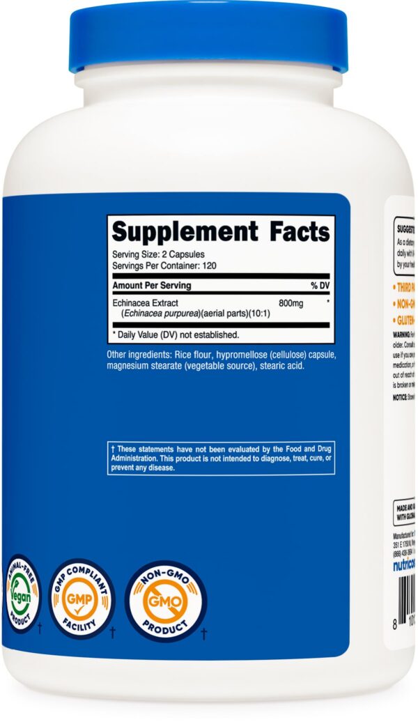 Cápsulas vegetarianas echinacea 240 unidades
