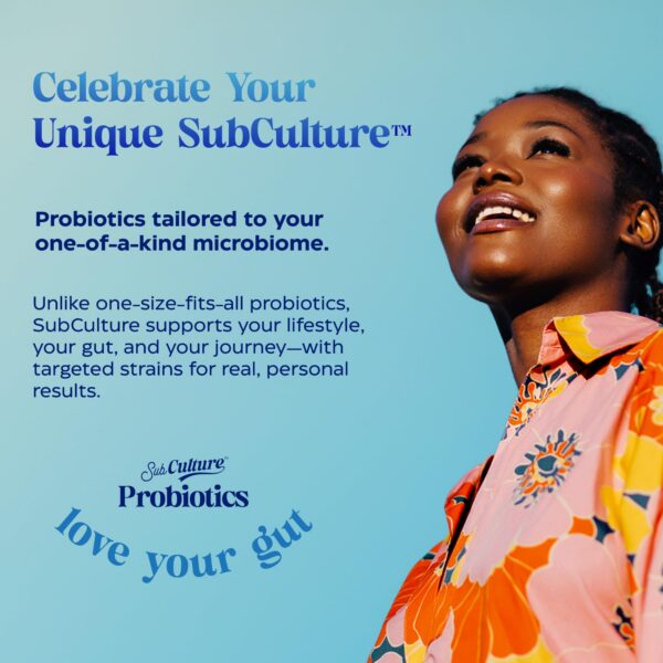 Cápsulas vegetarianas Enzymedica SubCulture sin gluten ni soya