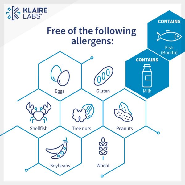 Cápsulas vegetarianas Klaire Labs Galactomune con prebióticos