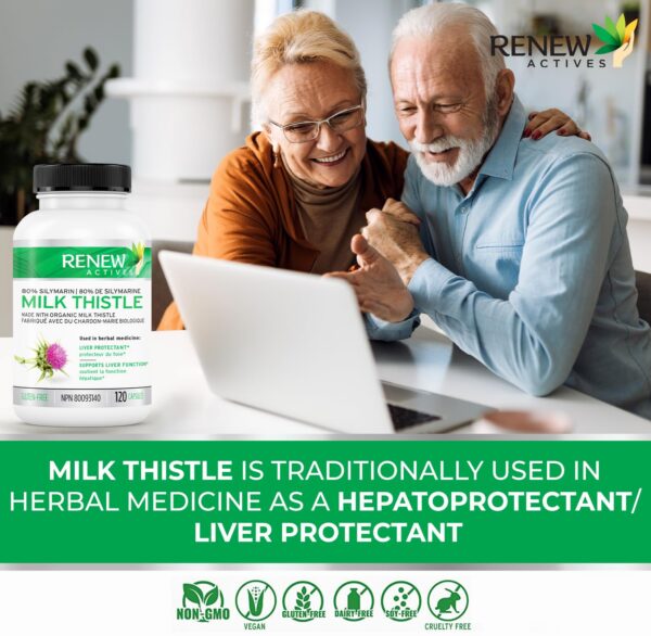 Cápsulas vegetarianas Renew Actives para soporte hepático y digestivo