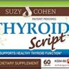 Cápsulas vegetarianas Thyroid Script para tiroides