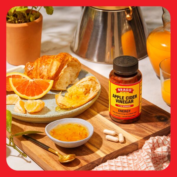 Cápsulas vinagre sidra manzana Bragg paquete doble 90 cápsulas