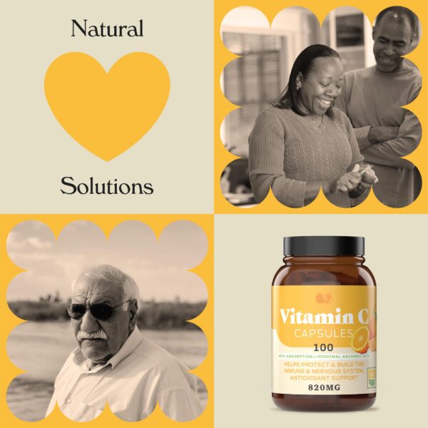 Cápsulas de vitamina c para soporte inmunológico