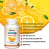 Cápsulas de vitamina C Viminz para salud ósea y protección celular