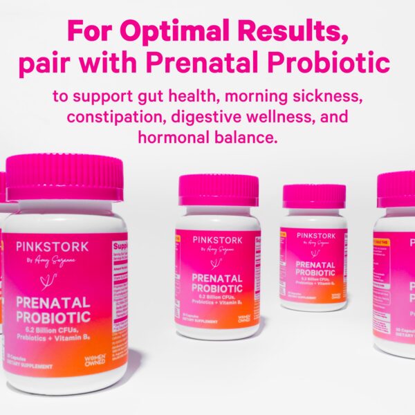 Cápsulas vitaminicas prenatal Pink Stork para mujeres