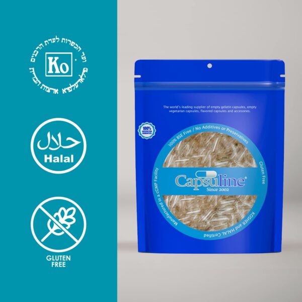 Conjunto de capsulas vacias y empaques