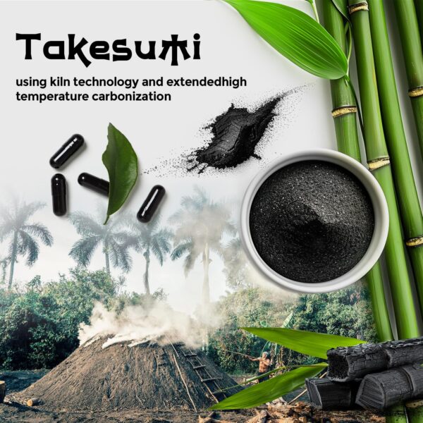Carbón activado Takesumi cápsulas veganas para detox