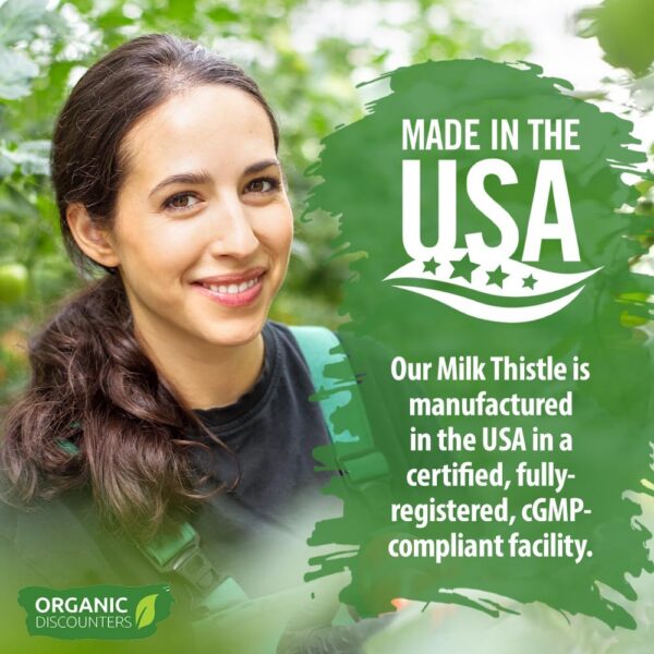 Cardo mariano en cápsulas veganas sin GMO 280 unidades