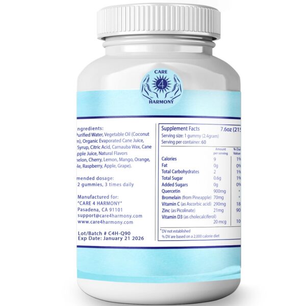 Gomitas Quercetina para todas las edades