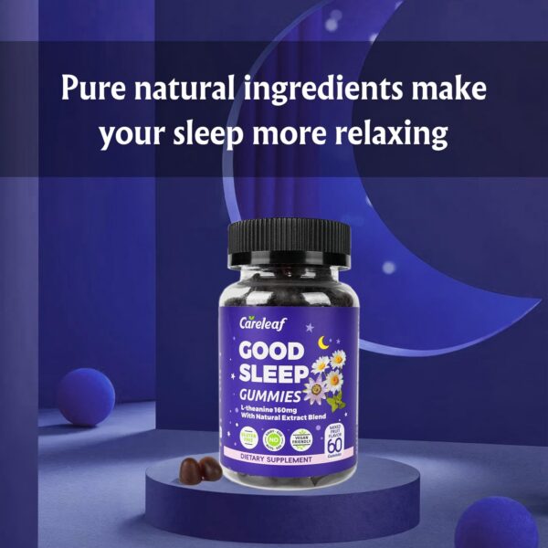 Careleaf gummies para relajación muscular y mental sin melatonina