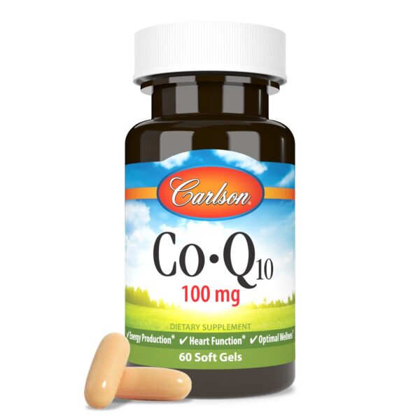 Carlson CoQ10 etiqueta nutricional