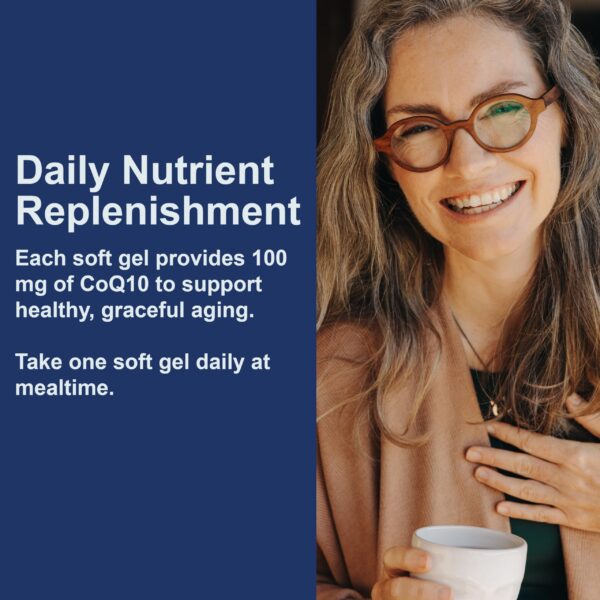 Detalle de etiqueta CoQ10 Carlson