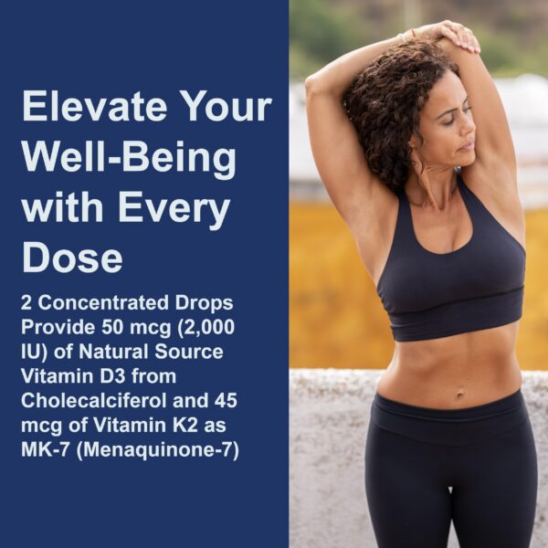 Etiqueta nutricional de D3 y K2