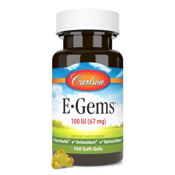 Carlson E-Gems suplemento antioxidante