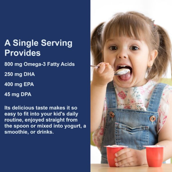 Vista lateral del frasco Carlson Kids