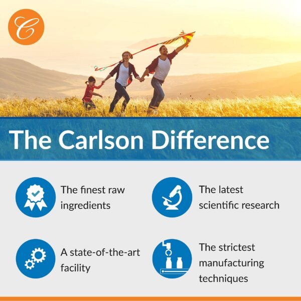 Etiqueta frontal Carlson Vitamina A Palmitato 15000 UI 240 cápsulas