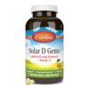 Carlson solar d gems alta calidad vitamina d3 omega 3 natural