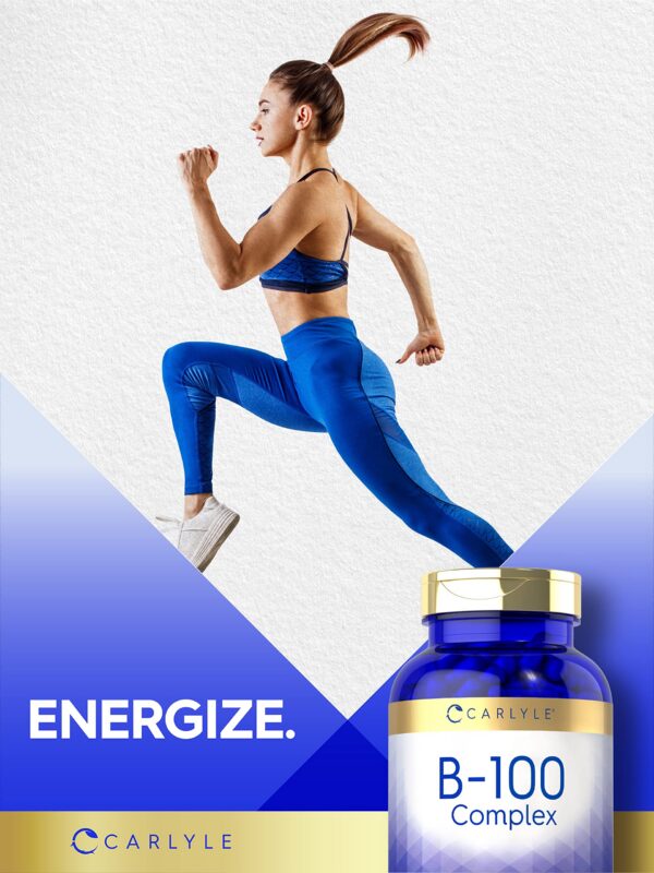 Carlyle 250 cápsulas vitaminas B complejo B-100