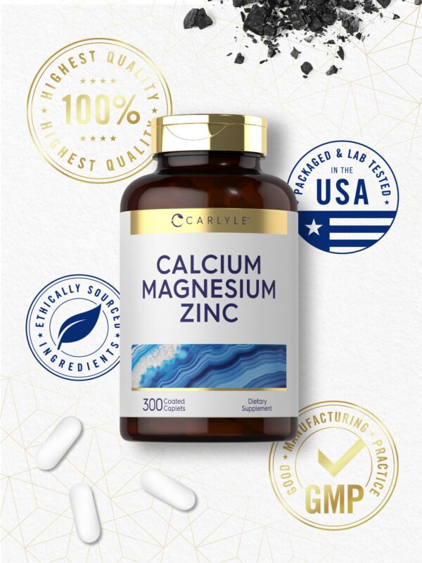 Ingredientes Carlyle calcio magnesio zinc