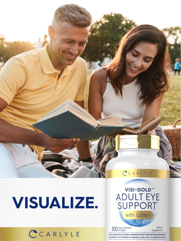 Cápsulas azules de Carlyle Eye Support