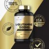 Frasco con etiqueta Carlyle L-Glutamine