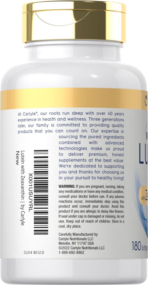 Version 1.0.0 Libre de OGM y gluten en empaque Carlyle