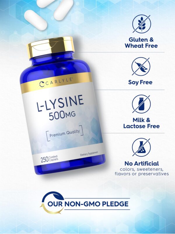 Carlyle L-Lysine 250 tabletas certificado