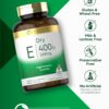 Carlyle vitaminas cápsulas de vitamina e 400 iu alta potencia