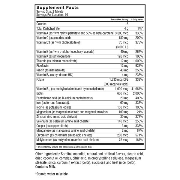 Instrucciones de consumo en etiqueta