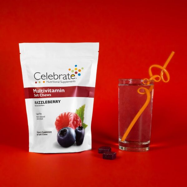 Celebrate Vitamins multivitamínico bariátrico suplemento sabor berry 180 unidades