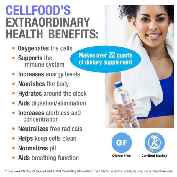 Cellfood Oxygen Boost bebida para energía y concentración