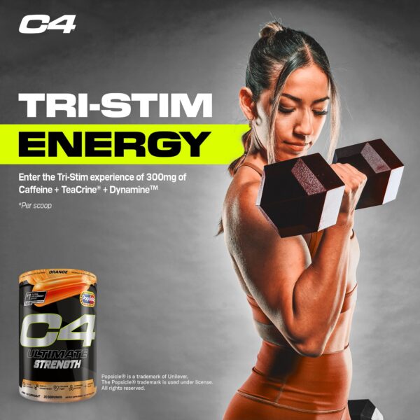 Cellucor C4 Ultimate Strength suplemento energético para músculo