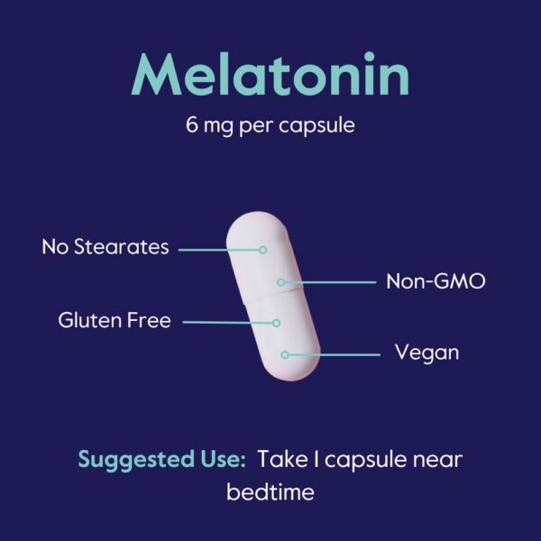 Embalaje melatonina BESTVITE 6 mg para descanso