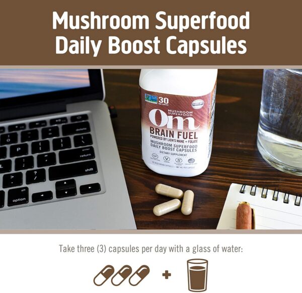 Certificado Kosher y sin gluten OM Mushroom Superfood