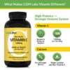 CGMLABS cápsulas Vitamina C no ácida para sistema inmune
