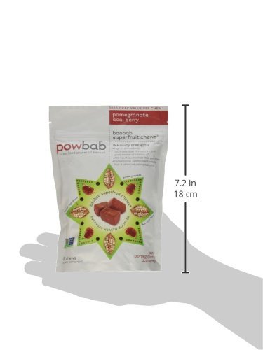 Chicles rojos antioxidantes baobab rojo rubí oscuro powbab