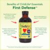 Jarabe First Defense con ingredientes naturales para niños
