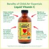 Envase lateral vitamina C líquida ChildLife Essentials
